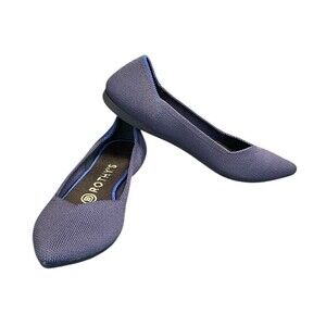 Rothys Maritime Navy Blue The‎ Point Flats Size 7.0 Casual